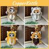 Mofusand Series Animal Plush Pendant With Fox Raccoon Wolf Design For Gift Kids