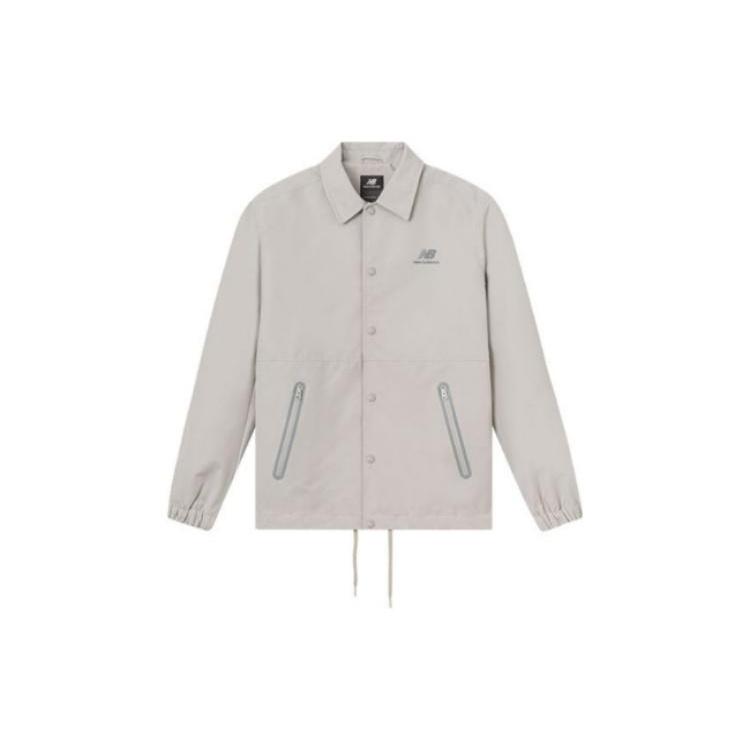 New Balance Classic Coach Jacket Asia Sizing Cream White Unisex NC5AC39503-LBE L