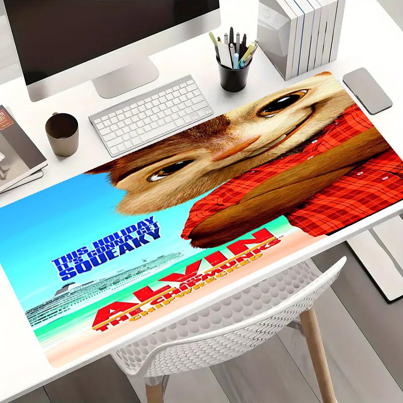 Alvin and the Chipmunks Theme Mouse Pad, Non Slip Rubber Base, Multifunctional Office & Home Decor, Perfect for Workspace Personalization.
