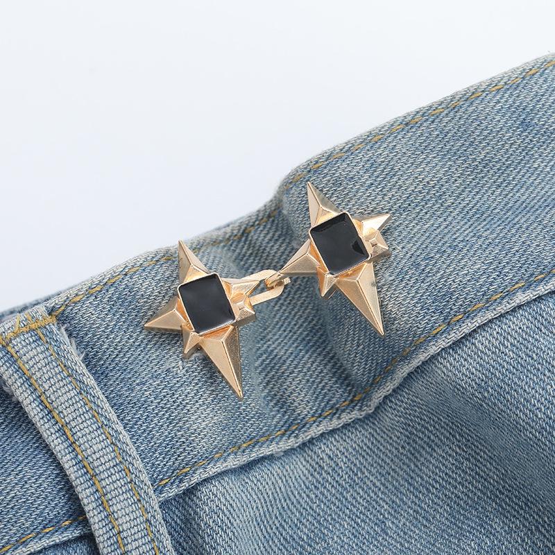 

Detachable Nail-Free Star Waist Tightening Button for Adjustable Fit