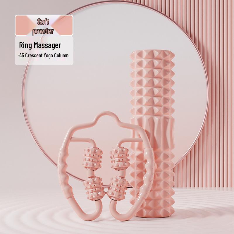 SanFan Yoga Foam Roller Set: Muscle Relaxation, Slim Calves, Wolf Tooth & Fascia Ball Massage Rollers.