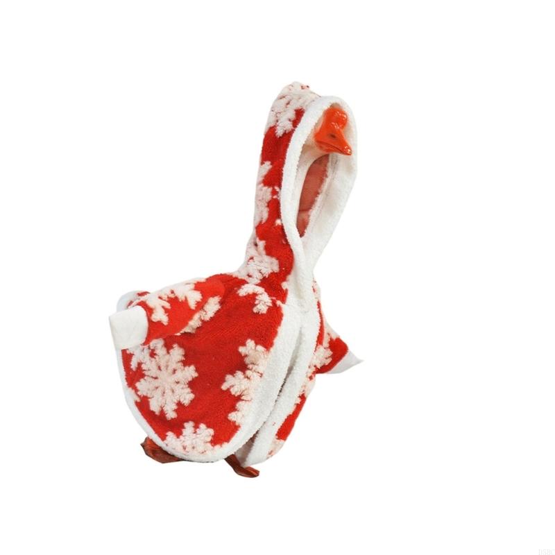 Durable Cotton Geese Attire Holiday Party Decors 23Inch Festive Design