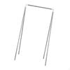 Clothing Rack Foldable Stainless Steel Portable for Interiors And Camping