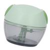 Manual Garlic Chopper, Non-Slip, Easy to Clean, Safe, Durable, Sharp, Small, Perfect for Salads (Green)