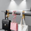 1PC Heavy-Duty Bag Hook - Load-Bearing Non-Slip Clamp,Desk Organizer for Backpacks, Keys,Tablets - Reusable Adhesive-Free Holder