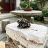 Alloy Cute Cartoon Caterpillar Figurine Retro Antique Finish Fine Detailing For Home Decor Ornament Gift