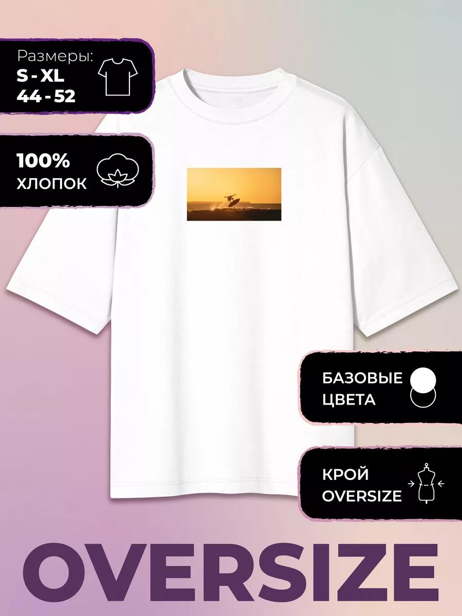 Oversized Printed T-shirt Surf Miami Club - Surf 2XL