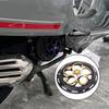 Motorcycle Engine Cover Engine Cooling System Fan Cover Caps Radiator Guard 5.7'' Aluminum Decoration