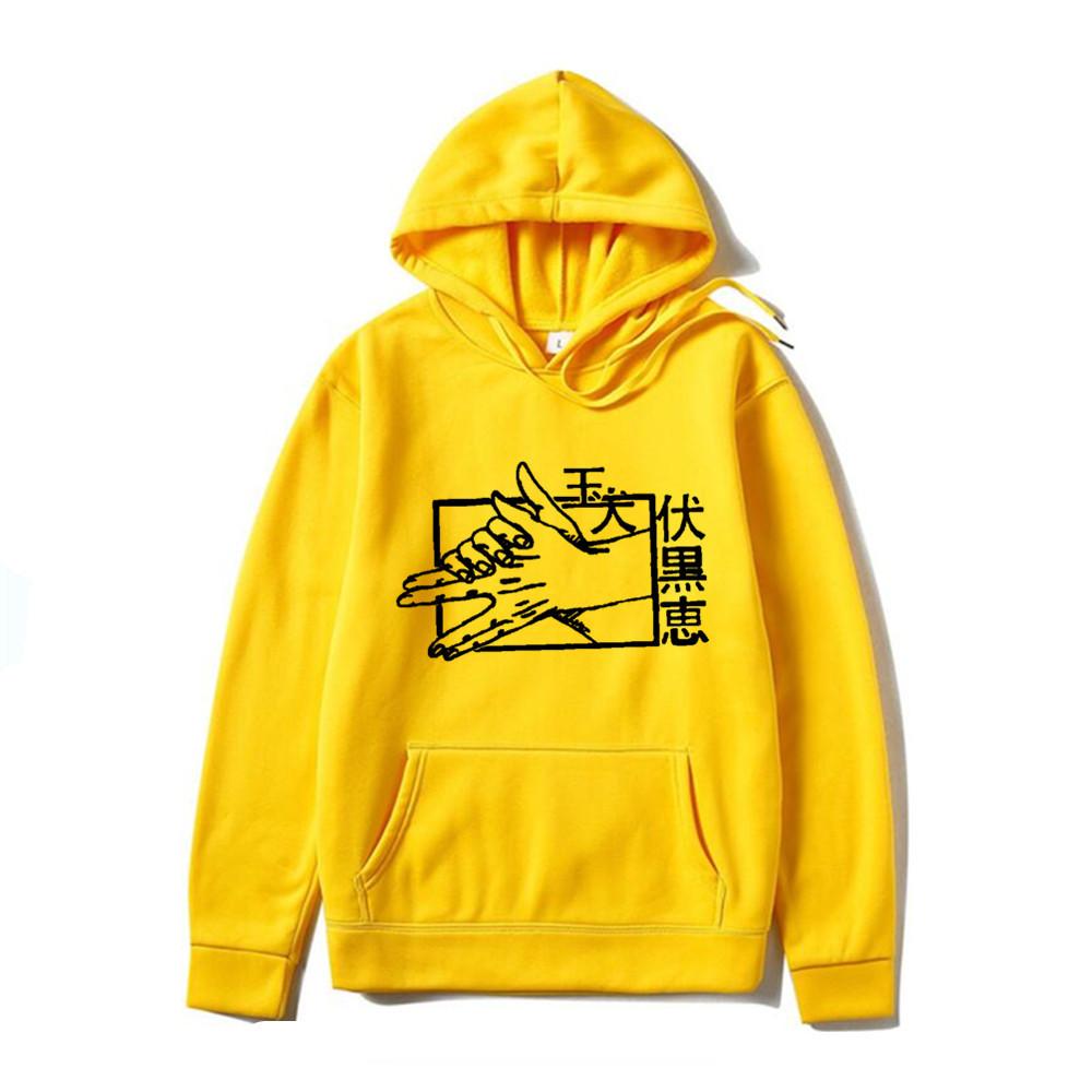 Japanische Animation Jujutsu Kaisen Herren Hoodie Sweatshirt Herren Damen Herbst Modedesign Pullover Herren Fleece-Hoodies