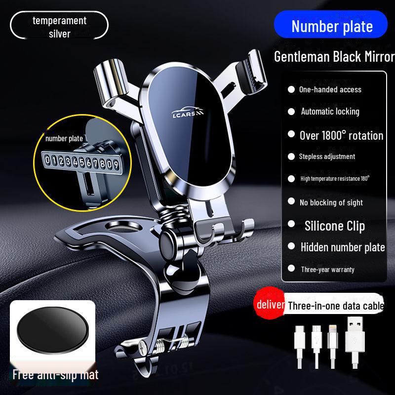 Universal 2025 Metal Car Phone Holder for Central Control Panel