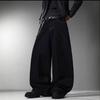 Jeans Americani Larghi Dritti da Uomo Hip Hop Gotico Street Jeans Casual da Uomo
