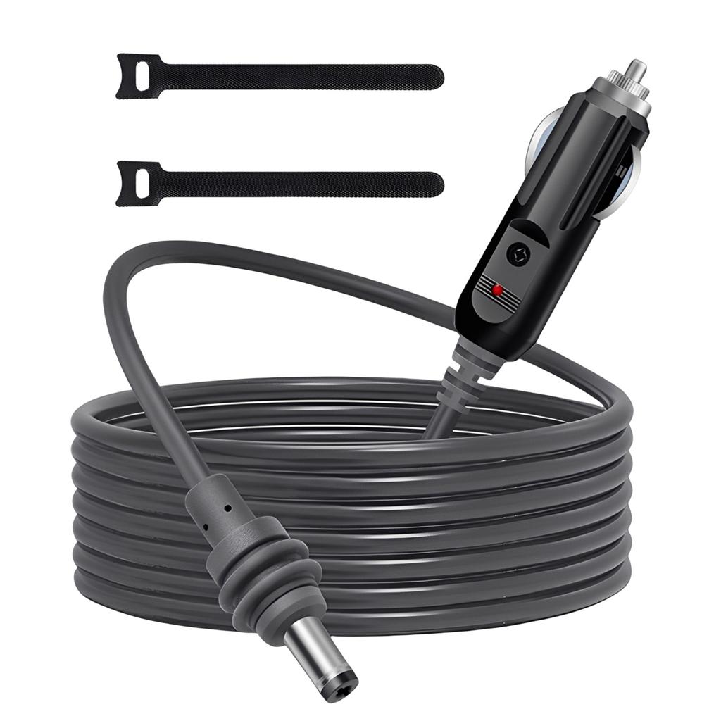 DC Power Cable Direct To Car Power Adapter Cable For Starlink Mini 2/3/5Meter Durable DC Cigarette Lighter
