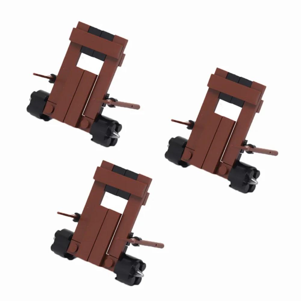 Medieval Castle Siege Weapons Building Blocks Siege Engine Cannon Car  Catapult Crossbow MOC Assembly Bricks Toys