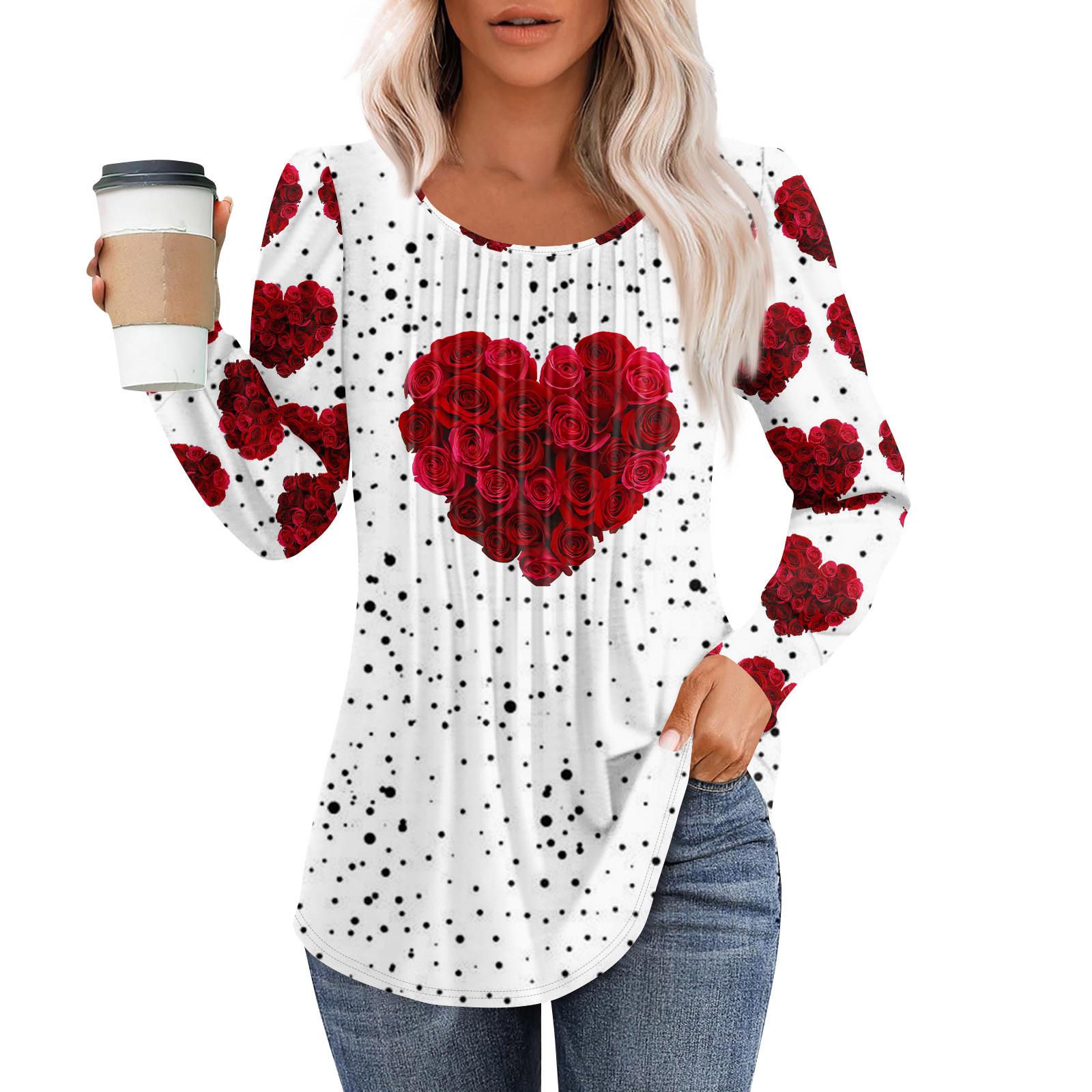 

Рубашки с длинным рукавом для женщин, топы, нарядные повседневные блузки, плиссированные топы-туники с круглым вырезом XL белый