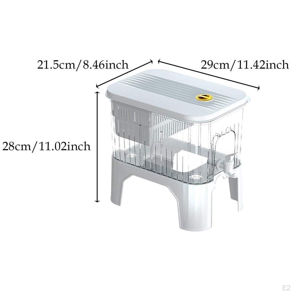 Getränkebehälter mit Zapfhahn für den Heimgebrauch, Kaltwasserkrug-Ständer