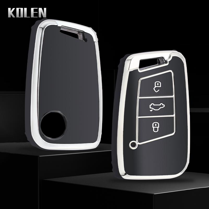 Fashion Tpu Car Remote Key Case Cover Shell Fob For Vw Volkseagen Passat B8 Magotan Atlas Jetta For Skoda Superb A7 Kodiaq Seat