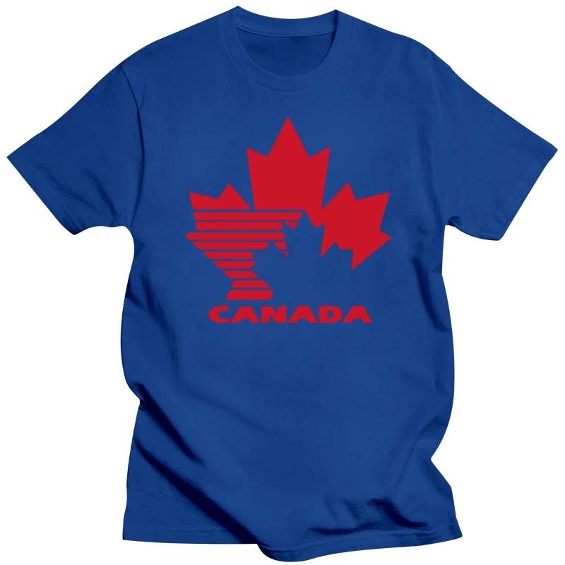 Team Canada Retro 80's Hockey Logo Casual Cotton T Shirts