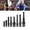 Versatile 8pc Impact Socket Adapter Kit For 1/4 Inch 3/8 Inch 1/2 Inch Drives