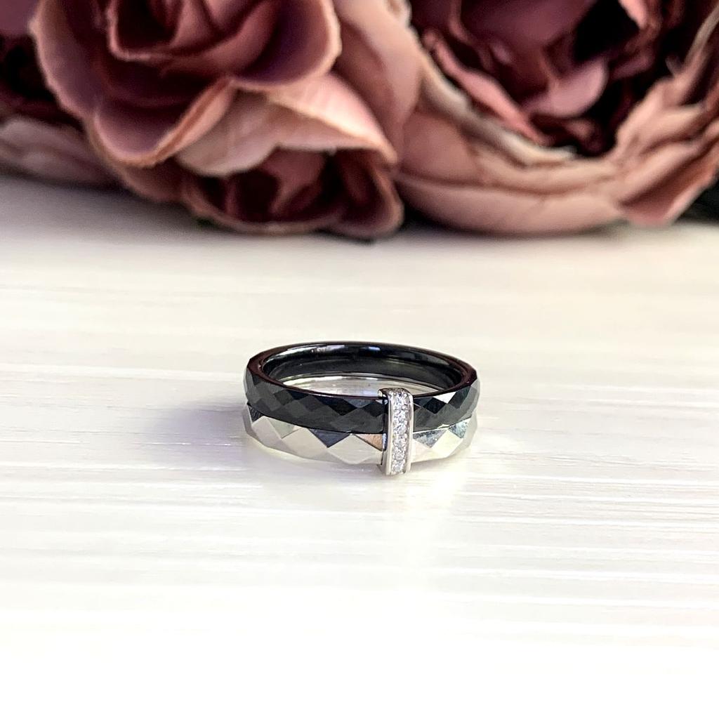 Silver Ring with Ceramics (2048206) 3.92 Gr. 925 Samples