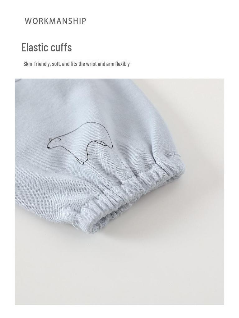 Neugeborenen Modal Baumwolle Baby Body - Frühling/Herbst Homewear & Klimaanzug