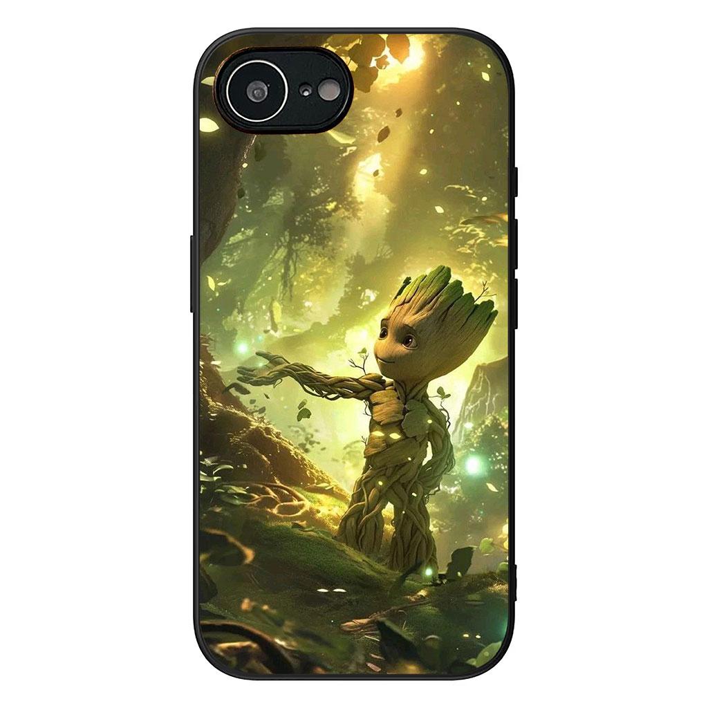 Phone Cover Guardians of the Galaxy Marvel Groots for Apple iPhone 16 15 14 11 Pro Max 7 8 Plus SE2 SE3 SE 2022 2020 Soft Case