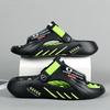 Fashion Men Massage Slippers Indoor Outdoor Sandals Beach Casual Shoes Slides Men's Sandals Big Size Comfortable Soft Plus Size