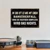 Vintage German Metal Tin Sign - 'In Job Is Like A Bank Robbery' Quote - Metal - For Home, Farmhouse, Office Decor & Gifts