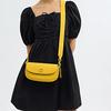 Coach Emmy 23 Chiusura a Logo Borsa a Sella in Pelle Borse da Donna Giallo Canarino CR666-LHCY3