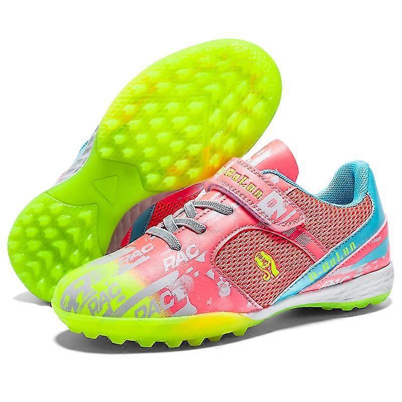 Boys Soccer Shoes Non-Slip Football Boots Cleats Grass Soccer Sneakers For Kids 968 25-26