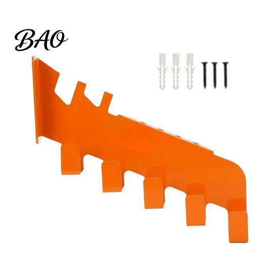 Heavy Duty Metal Hanger Chainsaw Holder Wall Mount Hanger, Storage Rack with Contoured Garage Hook Cradle, Bracket for Garage, Workshop & Tool