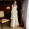 Europe, America 2026 autumn and winter new sleeveless tube top backless irregular design sense personalized casual dress women