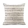 Retro Noten Kussensloop Katoen Linnen Creatief Vintage Muzieknoten Decoratief Kussensloop Piano Kussensloop Voor Bankhoes Zt62