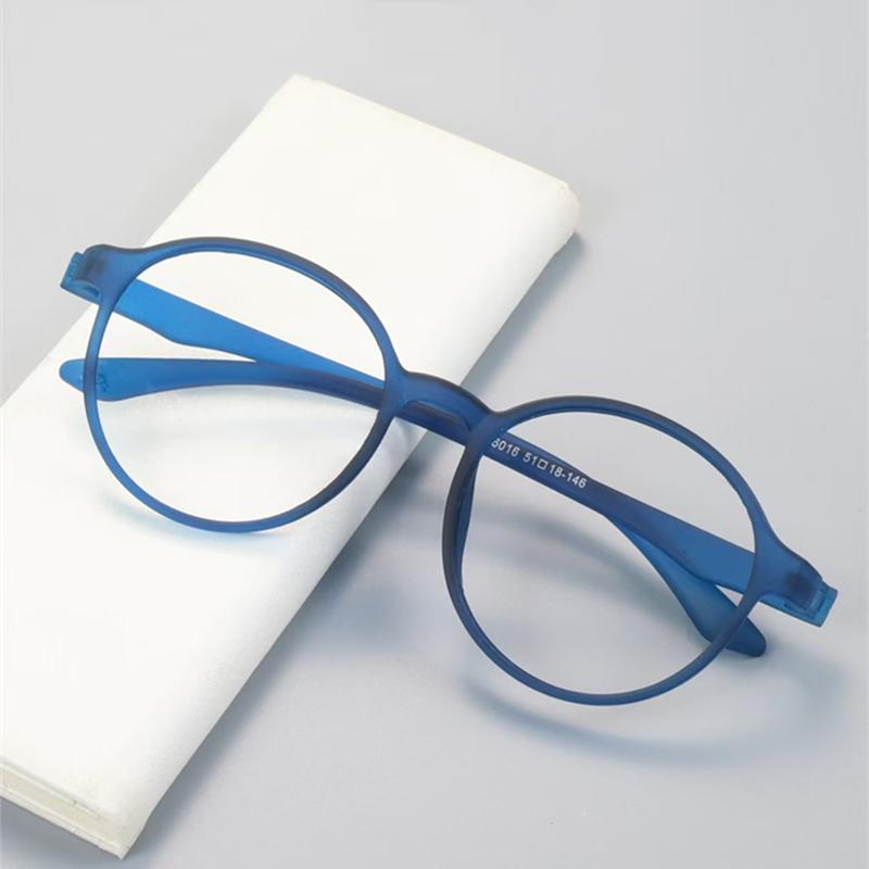 New Retro Fashion TR90 Ultralight Round Reading Glasses for Women Men Anti Blue Light Comfortable Presbyopic Glasses