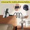 Thickened Flexible Arm Goose Neck Tablet Stand,1pc Tablet and Phone Holder,Suitable for Bed, Bedside, Desk, Bed Headboard, Table