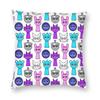 Cartoon Sprunki Game Pillowcase Printed Polyester Cushion Cover Gift Throw Pillow Case Cover Chair Square 40X40cm
