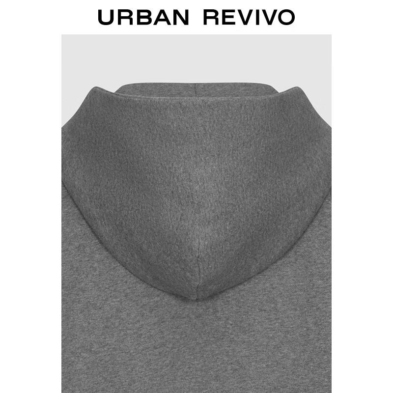 UR 2025 Winter Women's Casual Oversized Hooded Zip Jacket