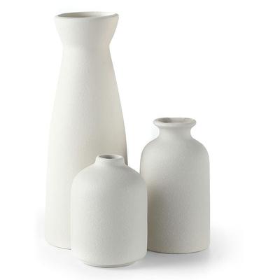 3PC Boho Keramik Vase Frosted Vase Kleine Dekorative Vase Bücherregal Tisch Dekor Für Pampas Gras