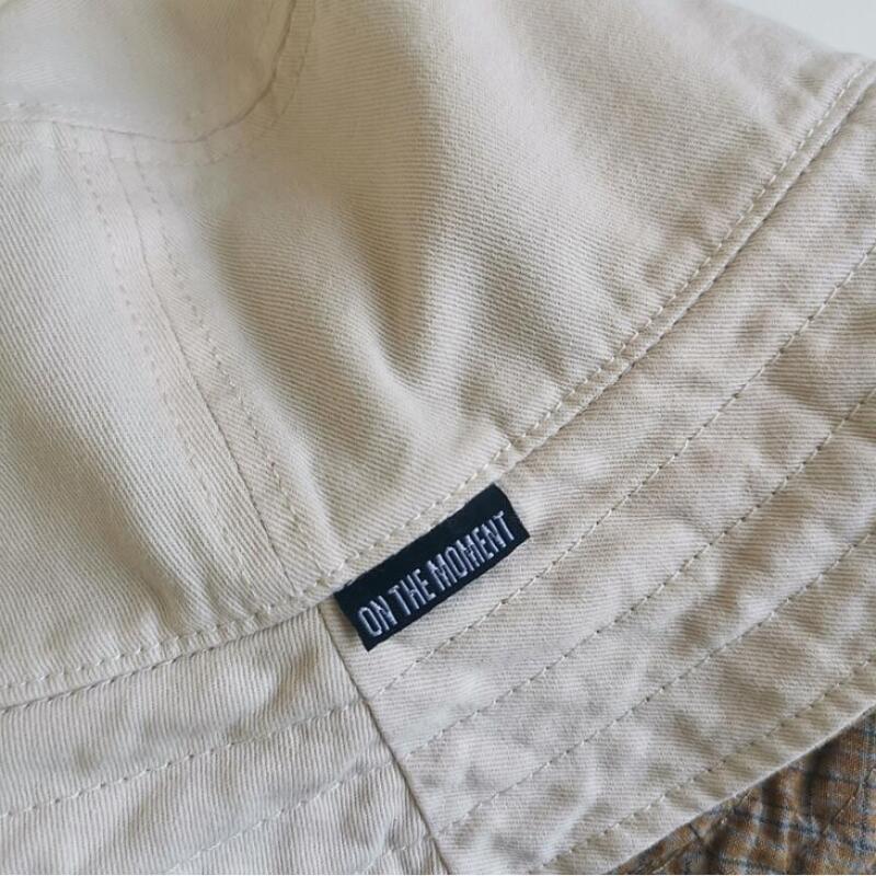 Панама-ведро On the Moment Reversible Check C3 Айвори IVORY