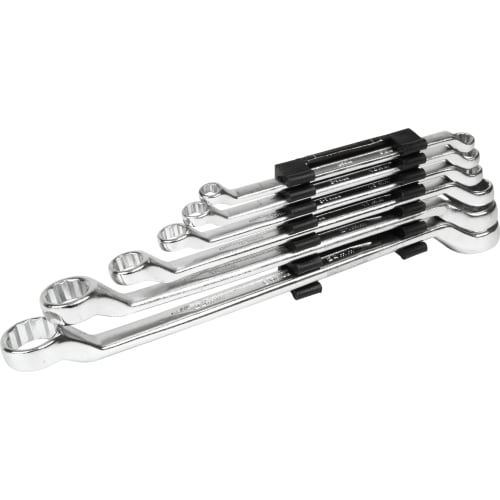 E-Value Long Open End Wrench Set, Metric Size, 6-Piece Set, EMW-06S