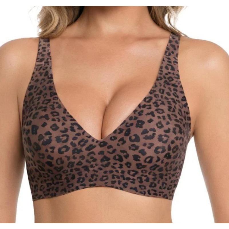 European Version, Women's Deep, Bra Without Steel Rim, Comfortable Bra Support Without Steel Rim, Shirt Gathering