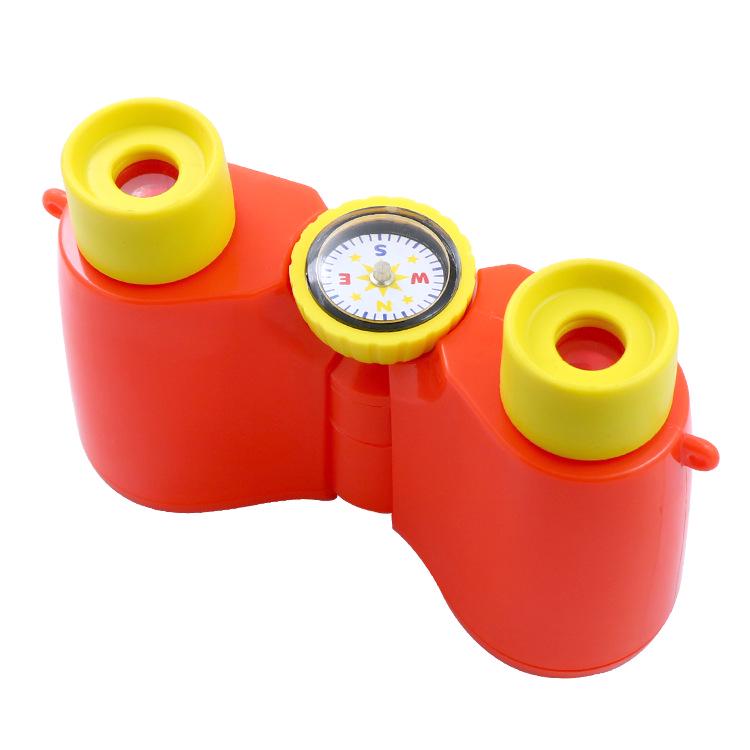 

HD Dual-Barrel Portable Binoculars for Outdoor Exploration and Science Education Compass