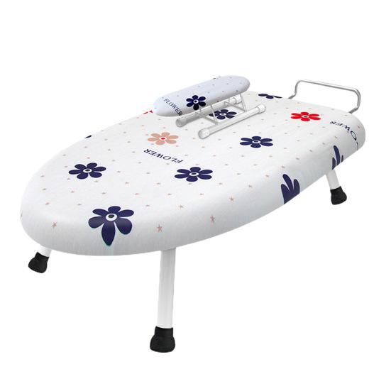 2Pcs/Set Desktop Ironing Board with Removable Washable Cover Heat-Resistant Cotton Padded Foldable Portable Anti-slip Clothes Sleeves Mini Ironing