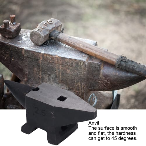 Working anvil, 2.5kg rust-resistant anvil steel for smith forging
