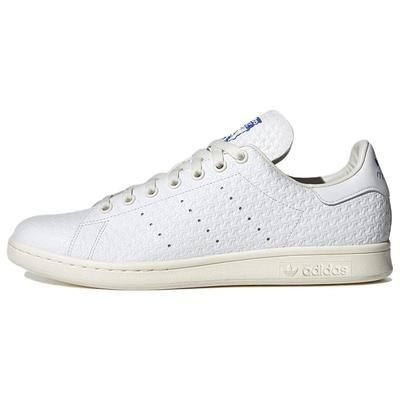 Zapatillas Unisex Stan Smith con Estampado Geométrico Debossado Blanco Blanco Nube HQ9930