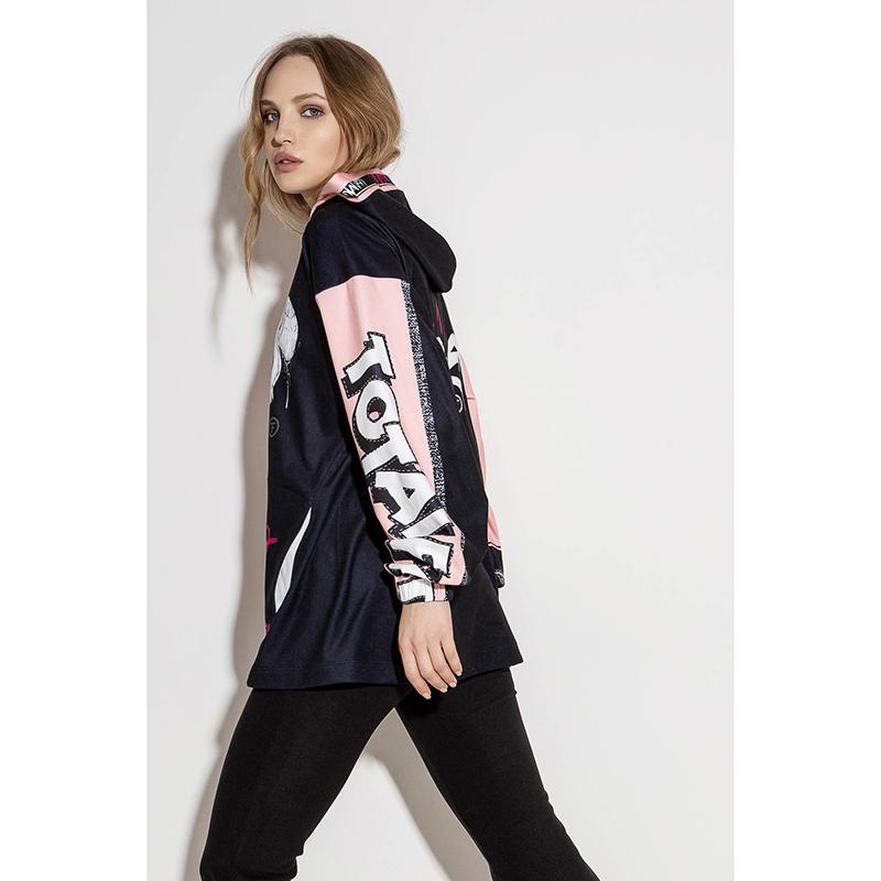 Damen-Kapuzenpullover Drama Queen A1-P123 TotalFit (06399620)