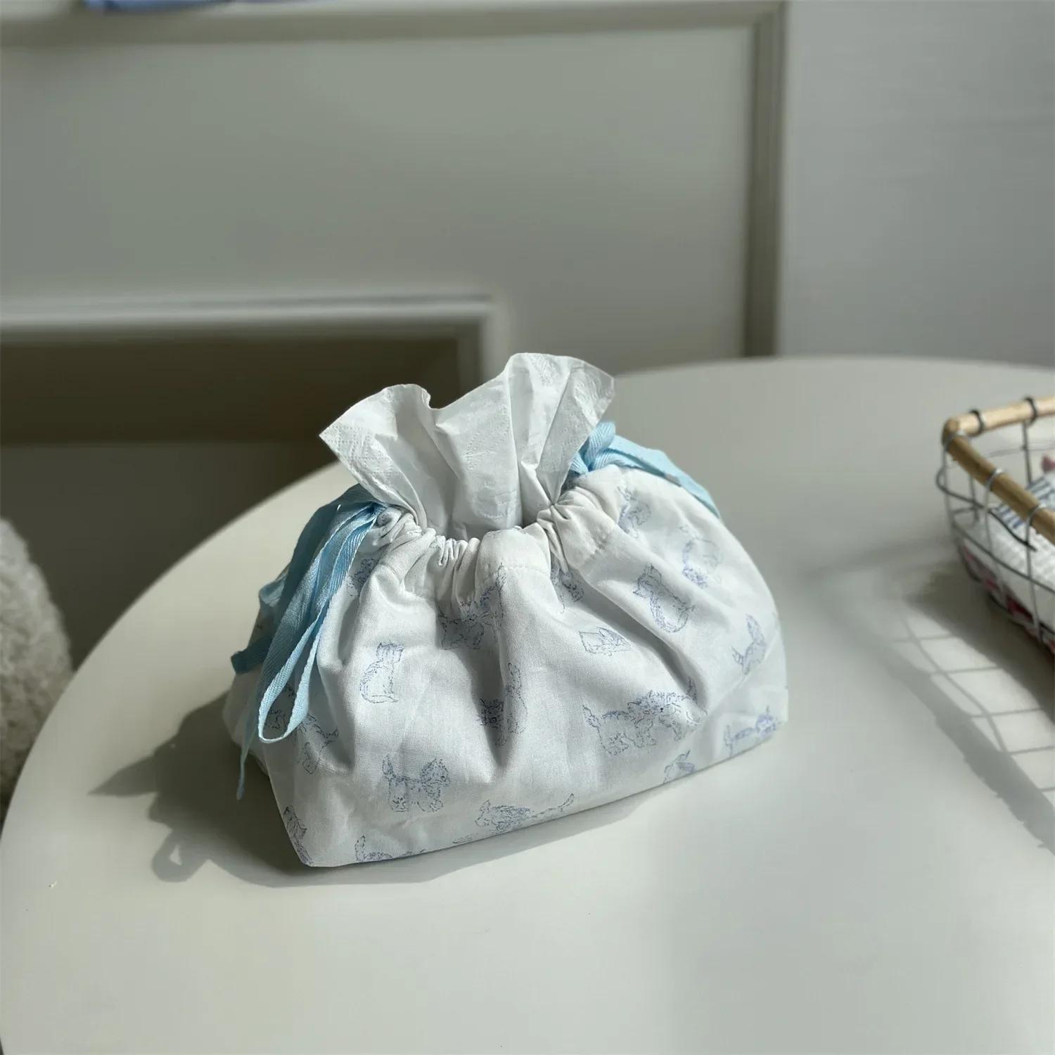 

Ins Сетка Полосатый Бумажный Органайзер Чехол Для Влажных Салфеток Портативная Коробка Для Салфеток Сумка Для Хранения Салфеток На Веревке Автомобильный Чехол Для Уличного Использования Корейский