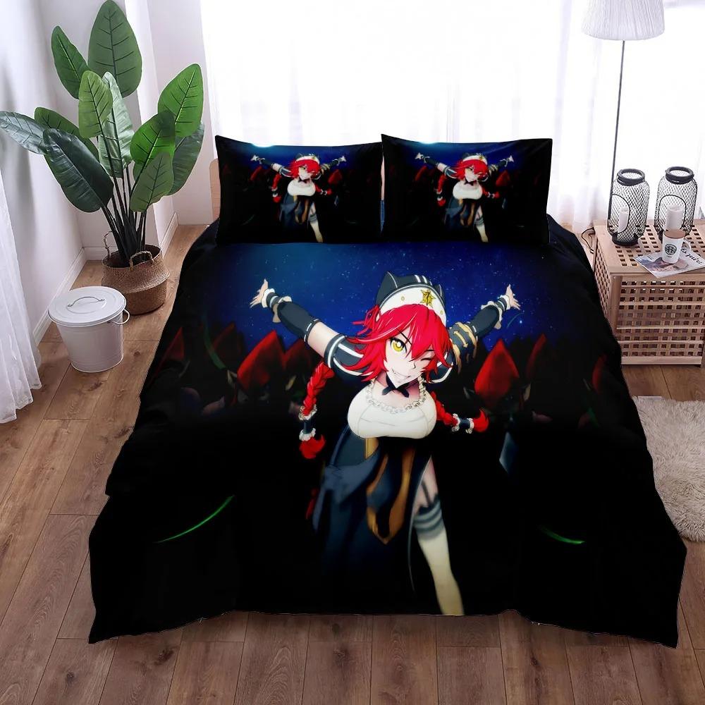 Captain Tsubasa Bedding Set 3D Kids Bedroom Decor Duvet Cover Pillowcase King Double Duvet Cover Cartoon Print .