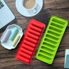 10 Grids Long Strip Shape Silicone Ice Cube Mould Non-Stick Stick Shape Ice Tray DIY Biscuit Baking Mould Jelly Chocolate Mold