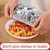 10/30Pcs/Bag Heat Preservation Picnic Food Storage Covers Takeaway Aluminum Foil Film Heat-resistant