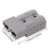 2PCS Universal 175A Quick Disconnect Connector 600V Grey Quick Connect Disconnect Wire Harness Connector Plug Car Trailer